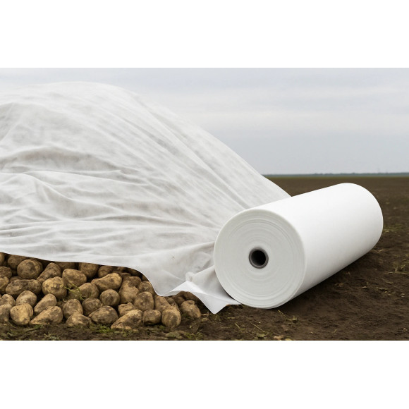 Agrowłóknina igłowana na pryzmy buraczane 9.60 x 50 110g/m2 PREMIUM